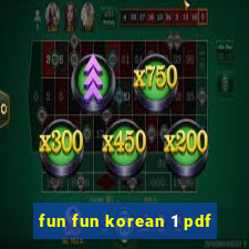 fun fun korean 1 pdf