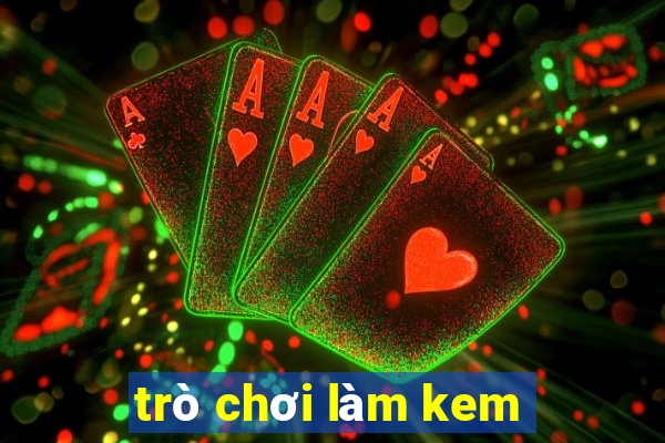 trò chơi làm kem