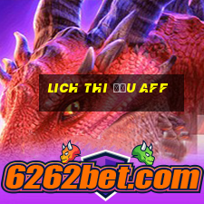 lich thi đấu aff