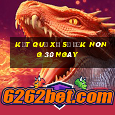 kết quả xổ số đắk nông 30 ngày