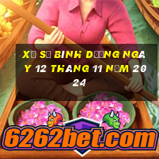 xổ số bình dương ngày 12 tháng 11 năm 2024