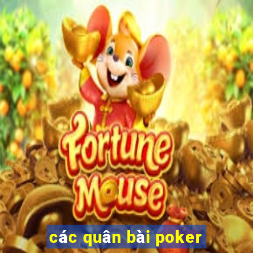 các quân bài poker