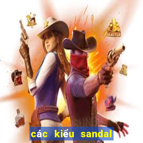 các kiểu sandal đế bệt