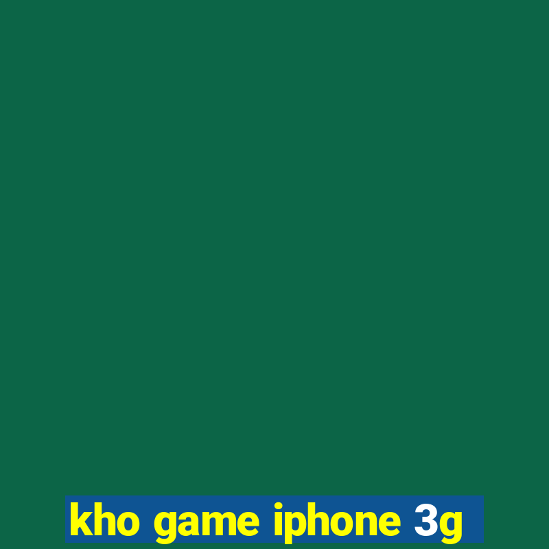 kho game iphone 3g