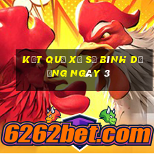 kết quả Xổ Số bình dương ngày 3