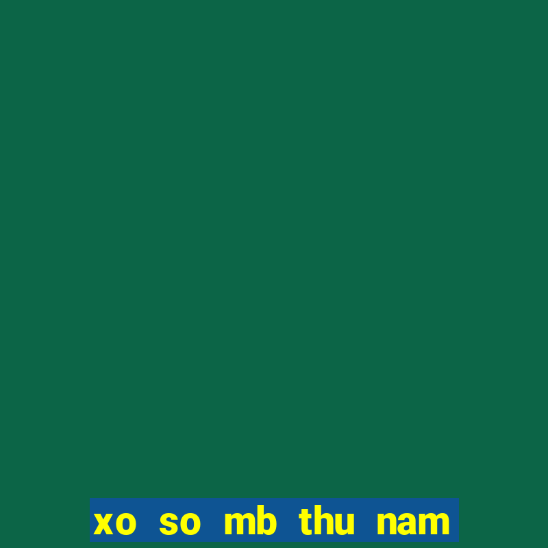 xo so mb thu nam hang tuan