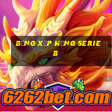 bảng xếp hạng serie b