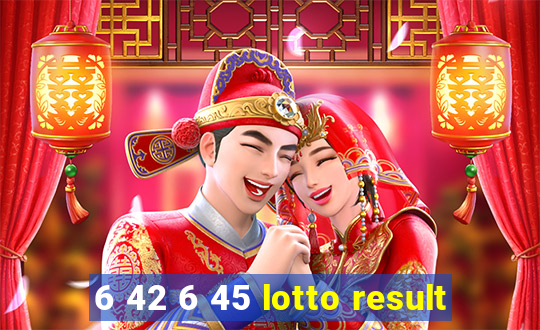 6 42 6 45 lotto result