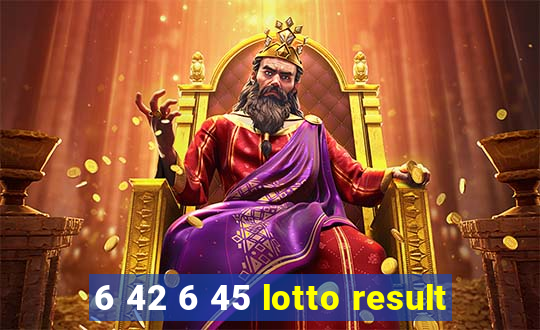 6 42 6 45 lotto result