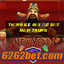 thống kê giải đặc biệt miền trung