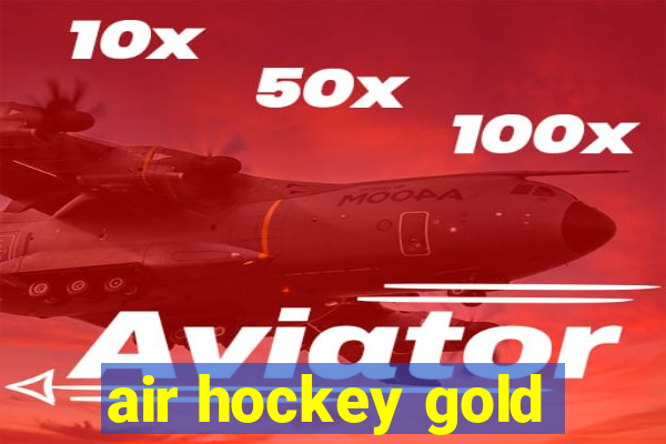 air hockey gold