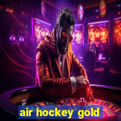 air hockey gold