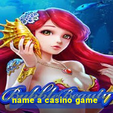 name a casino game