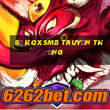 sổ kqxsmb truyền thống