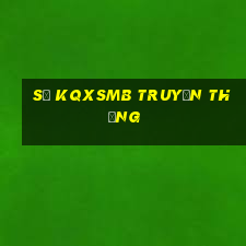 sổ kqxsmb truyền thống