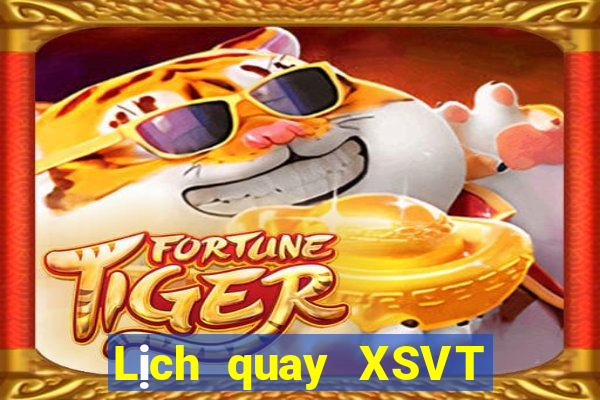 Lịch quay XSVT Thứ 6