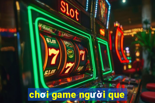 chơi game người que