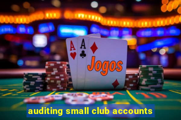 auditing small club accounts