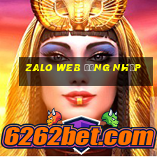 zalo web đăng nhập