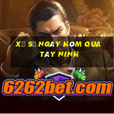 xổ số ngày hôm qua tây ninh