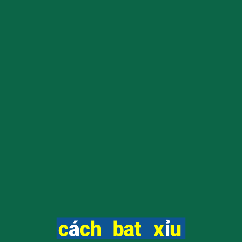 cách bat xỉu chủ miền bắc