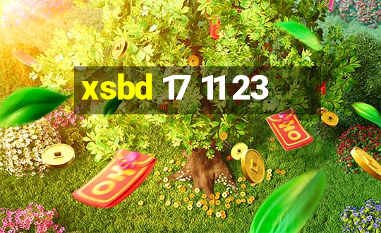 xsbd 17 11 23