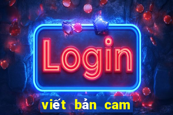 viết bản cam kết đánh nhau