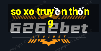 so xo truyền thống