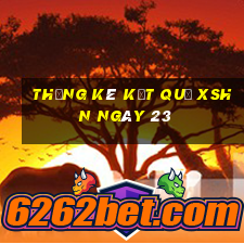 THỐNG KÊ KẾT QUẢ XSHN ngày 23