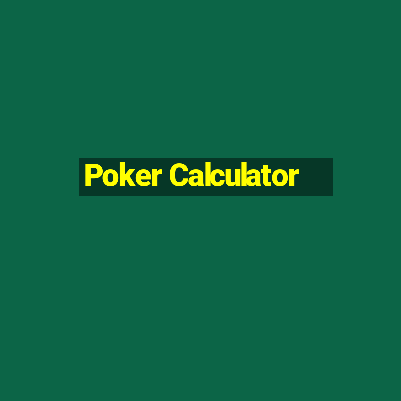 Poker Calculator