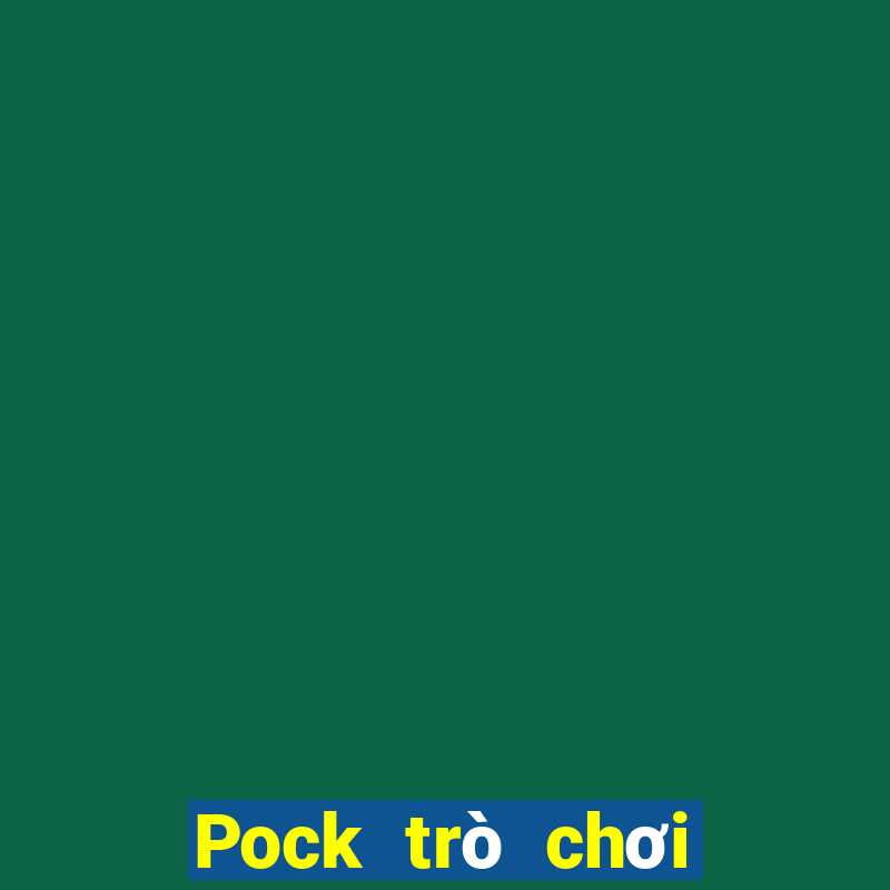 Pock trò chơi ipad phiên bản