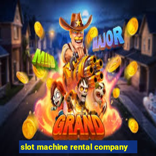 slot machine rental company