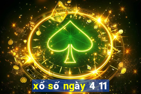 xổ số ngày 4 11