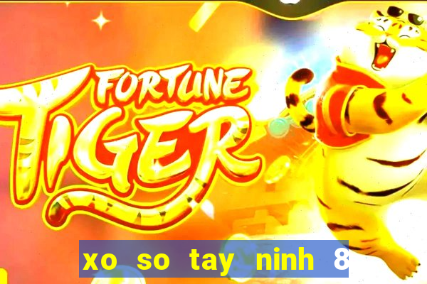 xo so tay ninh 8 4 2024