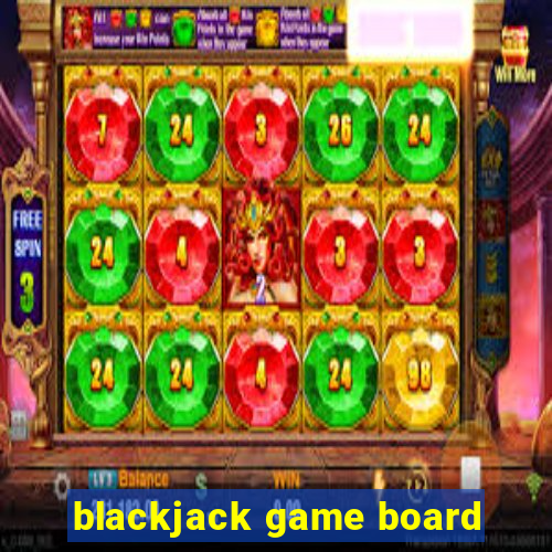 blackjack game board