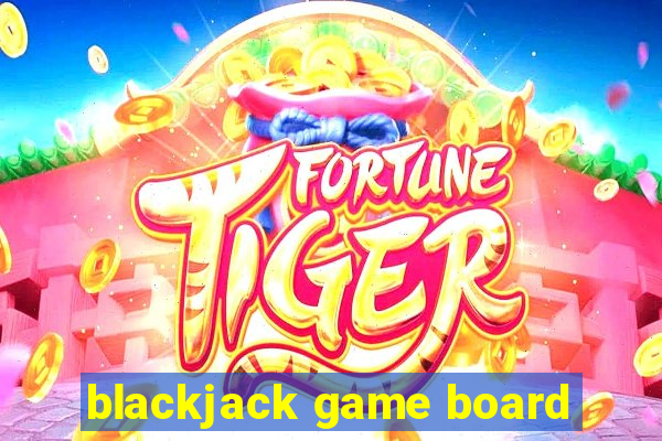 blackjack game board