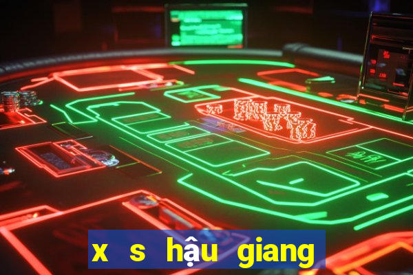 x s hậu giang hôm nay