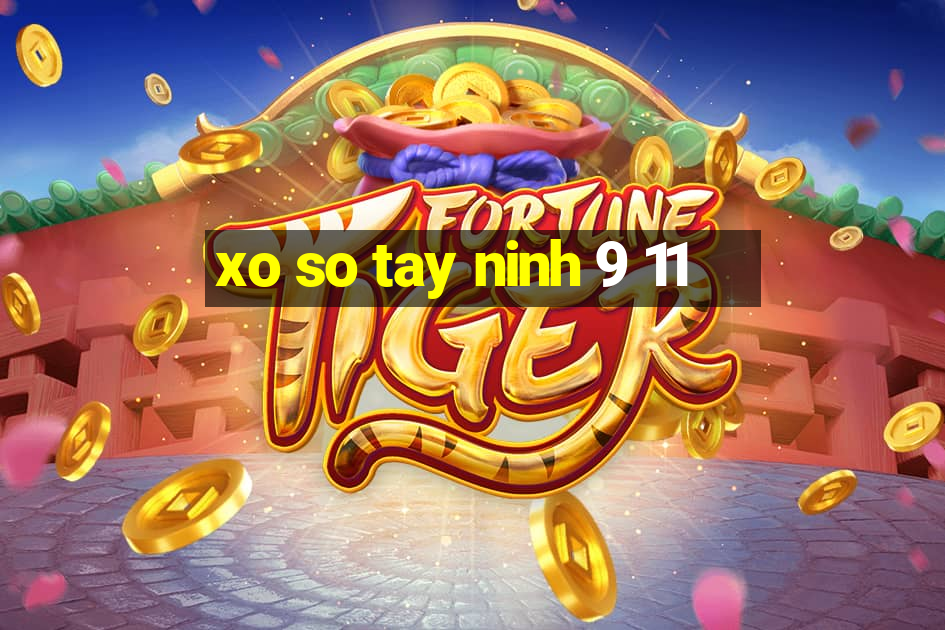 xo so tay ninh 9 11