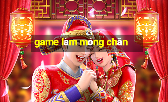 game làm móng chân