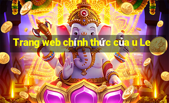 Trang web chính thức của u Le