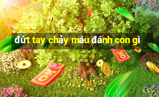 đứt tay chảy máu đánh con gì