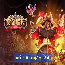 xổ số ngày 26 tháng 09