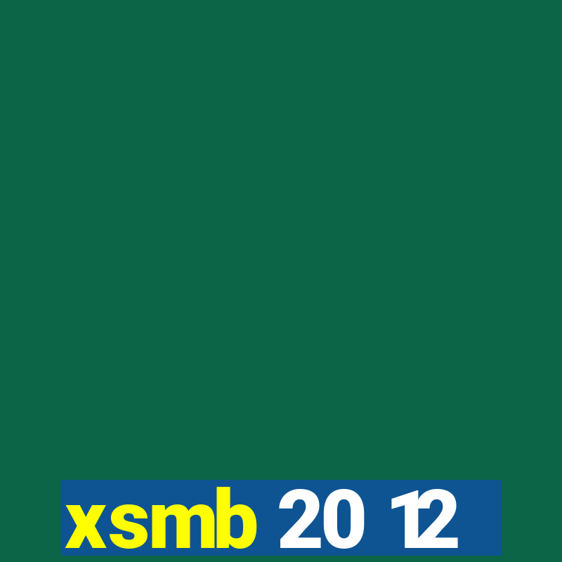 xsmb 20 12