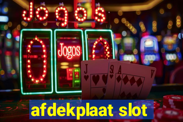 afdekplaat slot