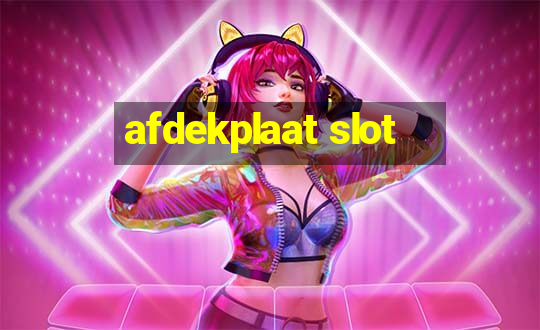 afdekplaat slot