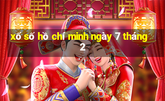 xổ số hồ chí minh ngày 7 tháng 2