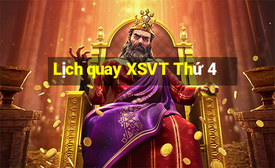 Lịch quay XSVT Thứ 4