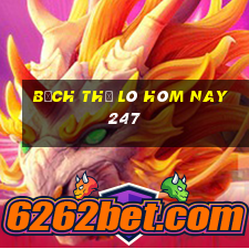 bạch thủ lô hôm nay 247