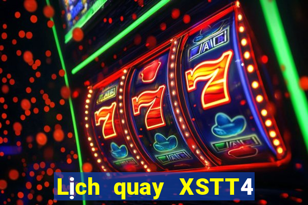 Lịch quay XSTT4 ngày 8