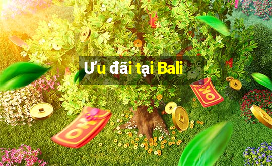 Ưu đãi tại Bali